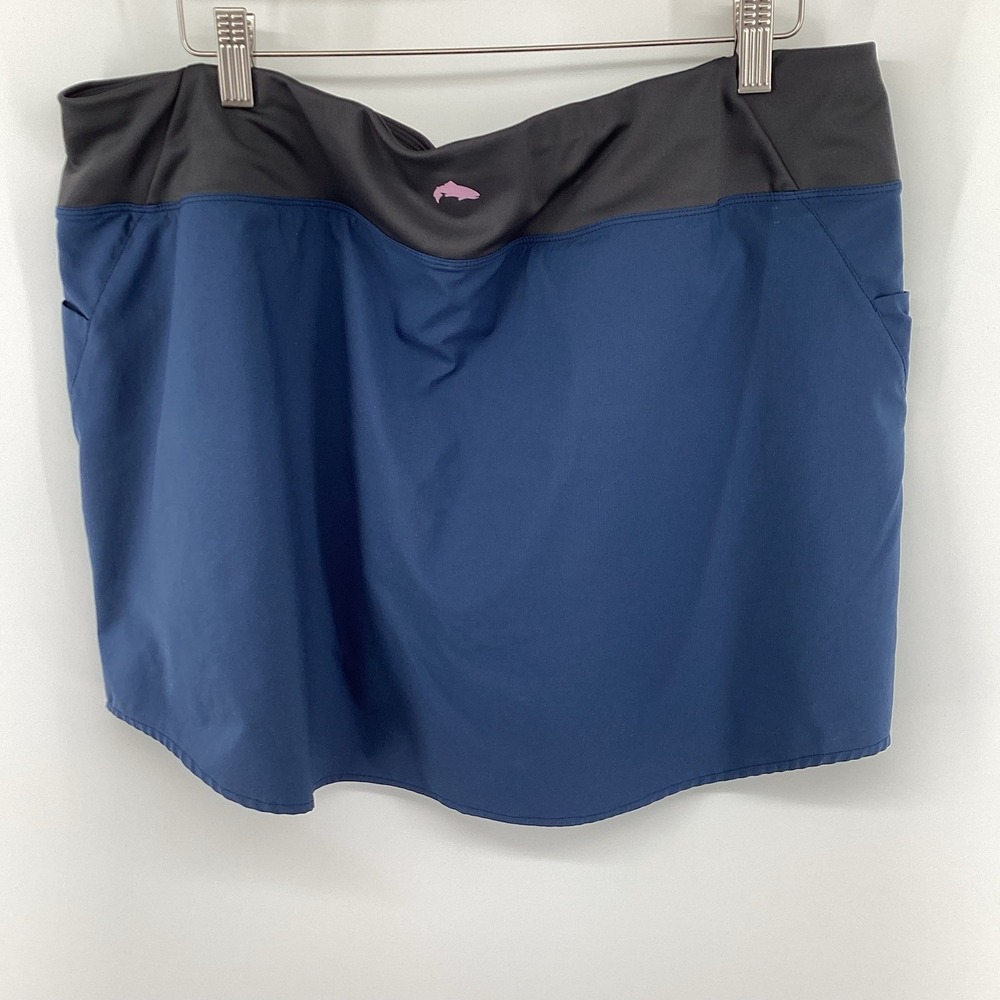 Women's Simms Fishing Athletic Skort- Navy- XL - Picture 5 of 11